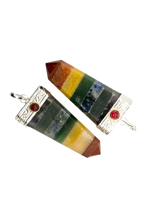 Chakra Bonded Flat Pendant (2-Pack)