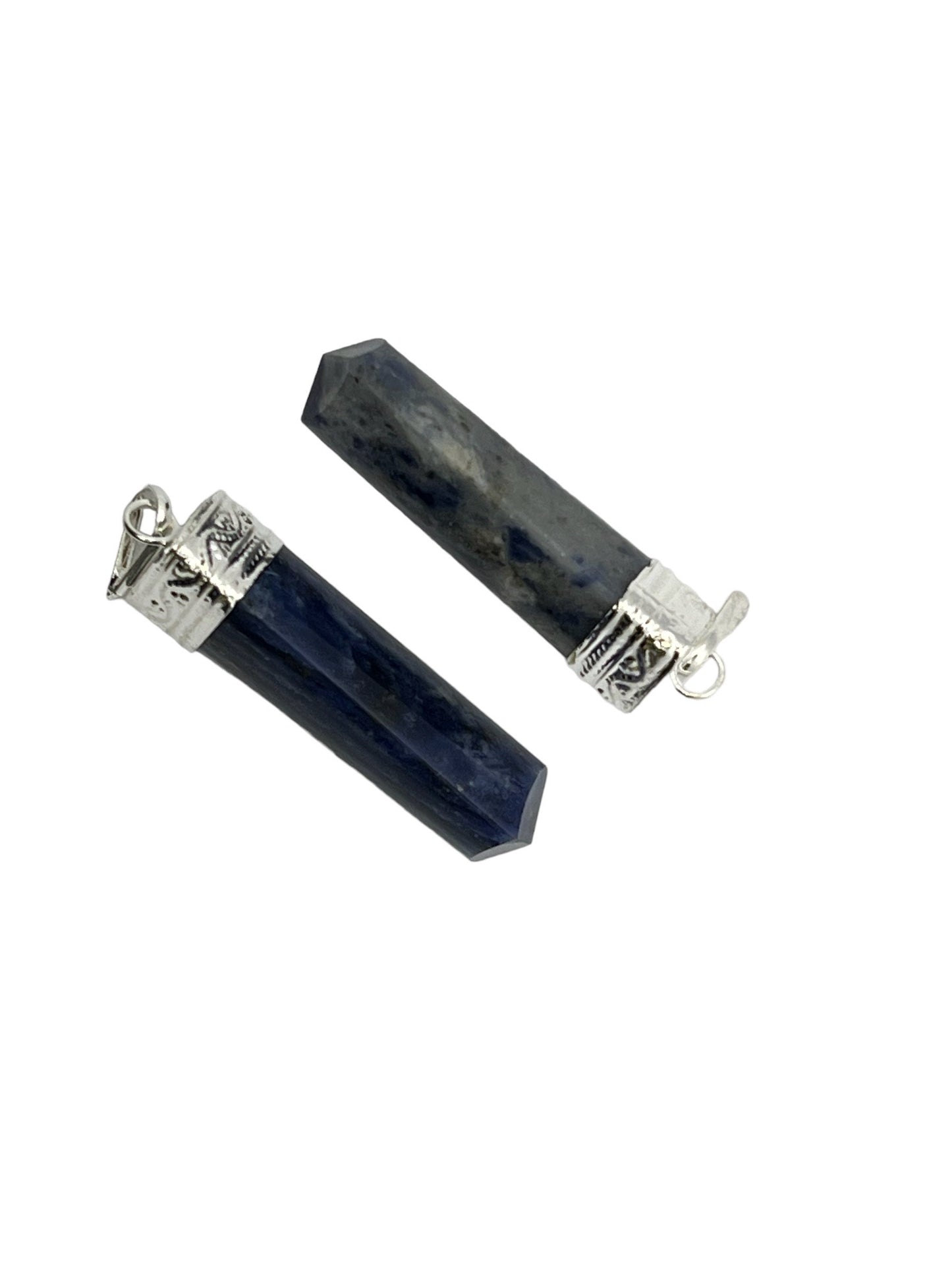 3-Side Cap Point Pendant - Lapis Lazuli (2-Pack)