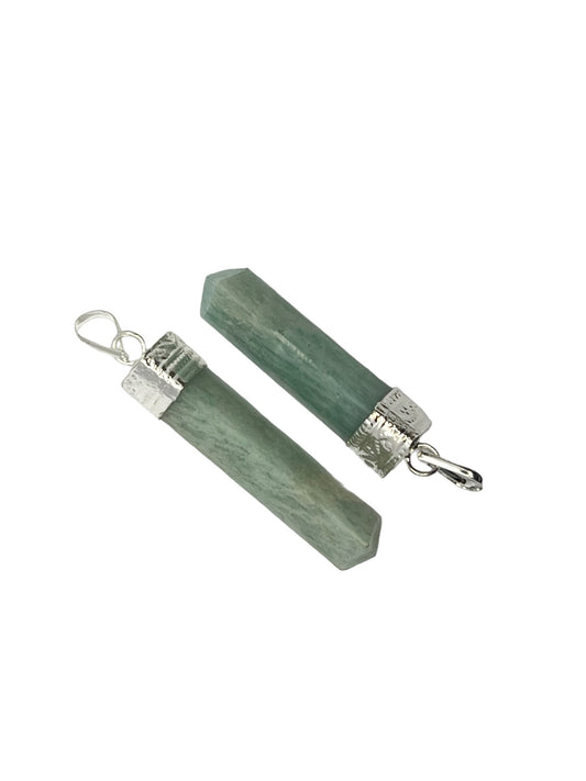 3-Side Cap Point Pendant - Amazonite (2-unit)