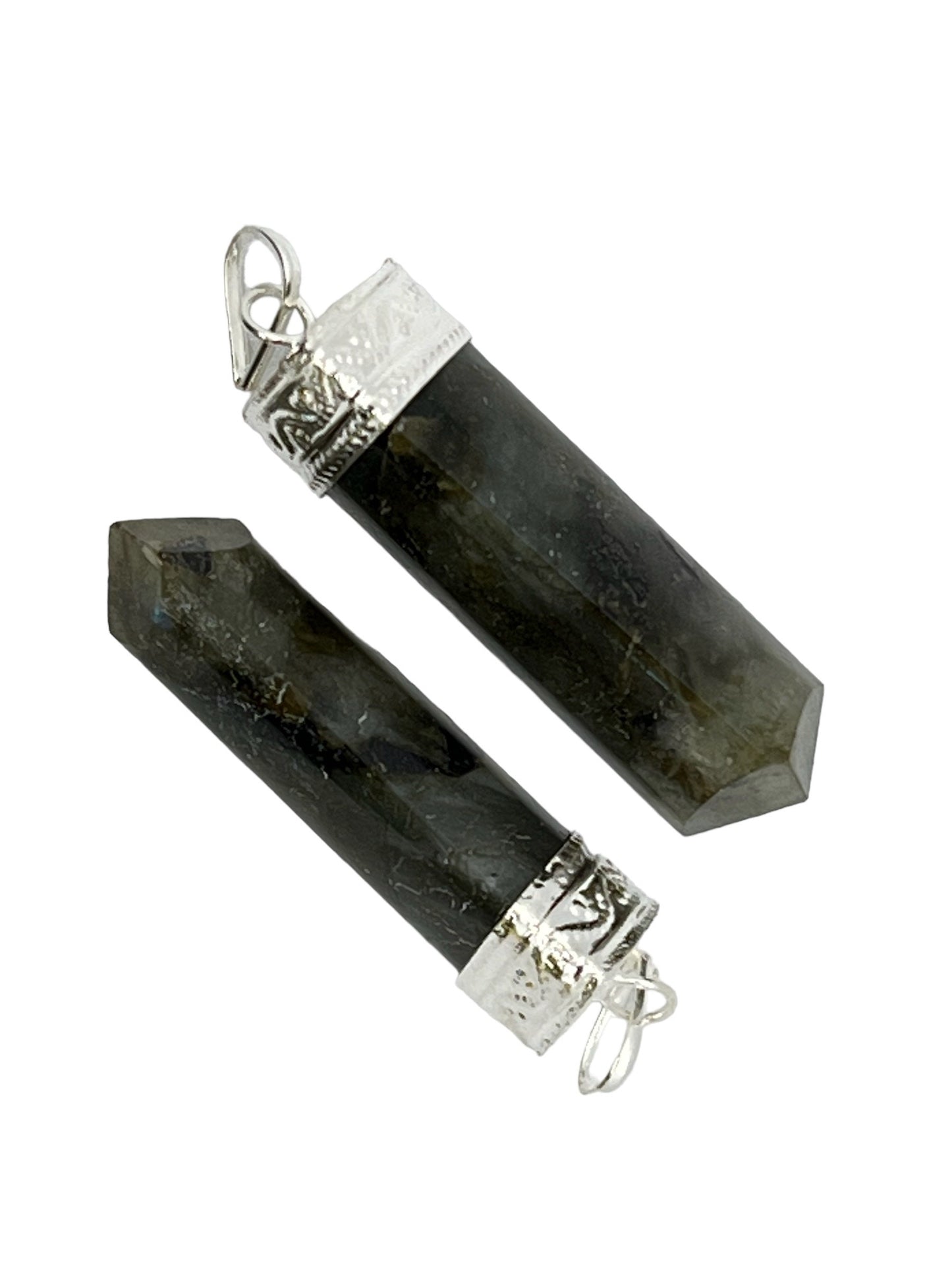 3-Side Cap Point Pendant - Labradorite (2-Pack)