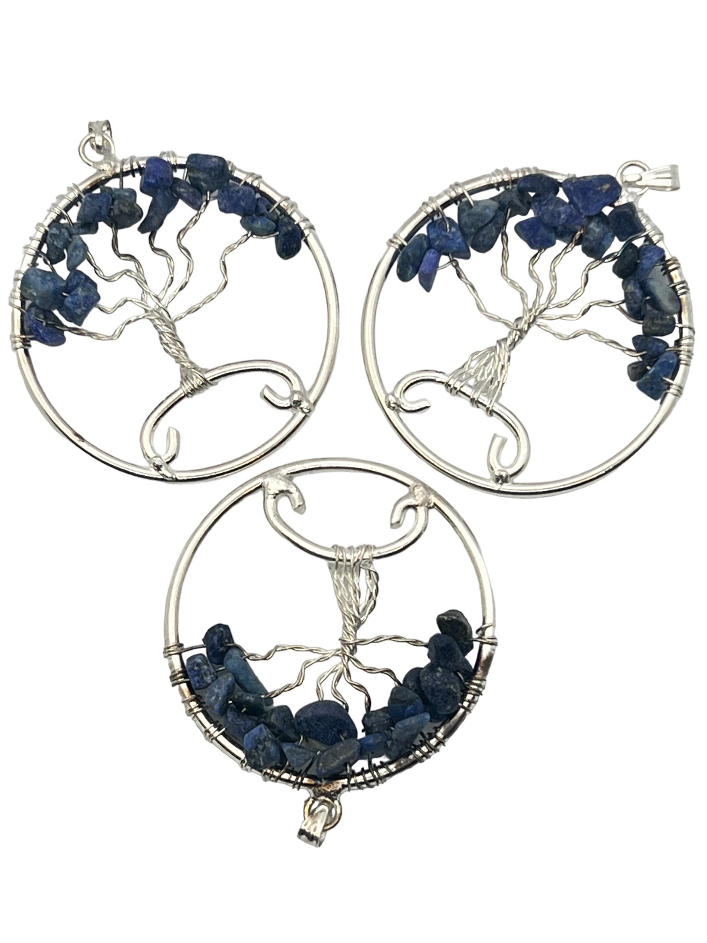 Tree Of Life Pendant - Lapis Lazuli (12-Pack)