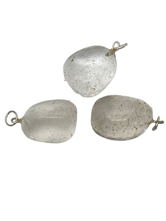 Tumble Stone Pendant - Crystal Quartz (12-Pack)