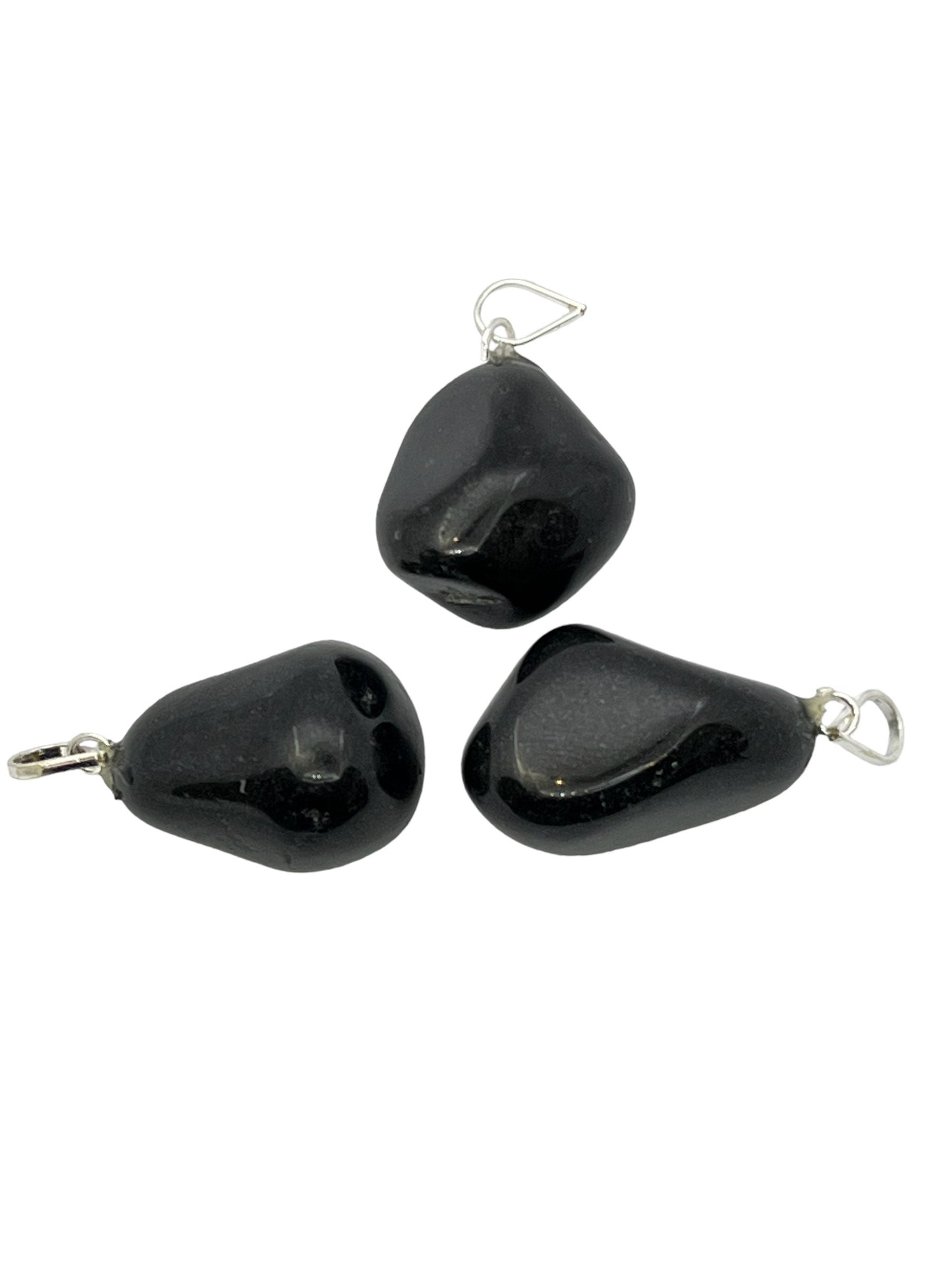Tumble Stone Pendant - Black Tourmaline (12-Pack)