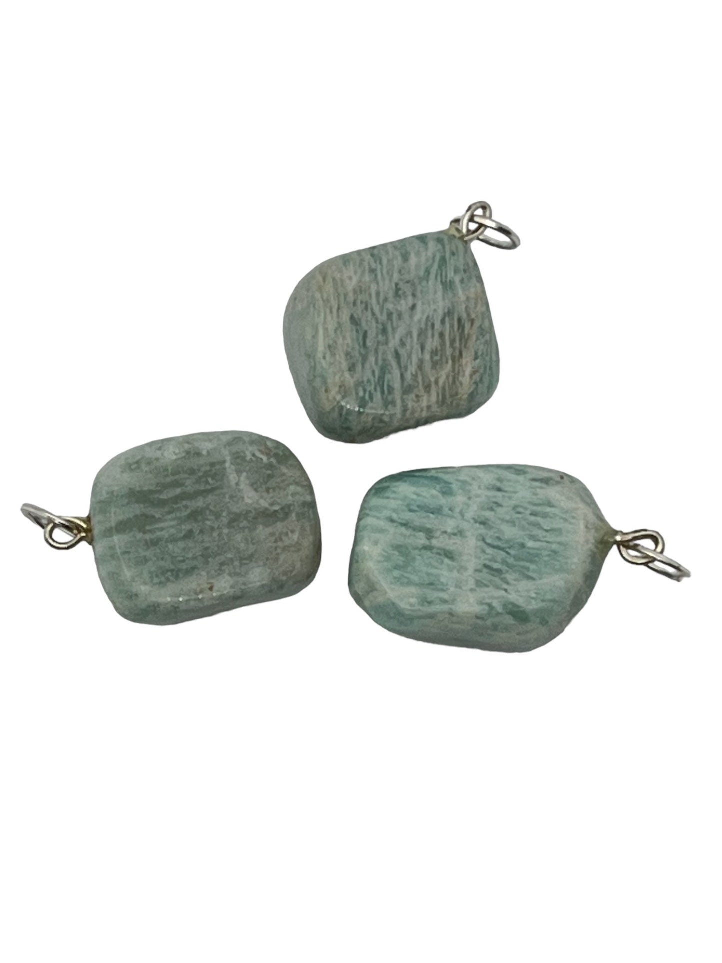 Tumble Stone Pendant - Amazonite (12-Pack)
