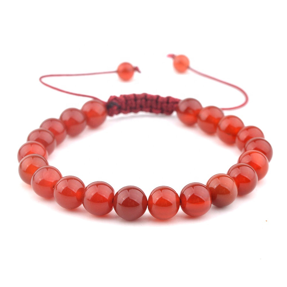 Carnelian Chakra Bracelet - 8mm