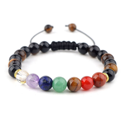 Tiger Eye Chakra Bracelet - 8mm