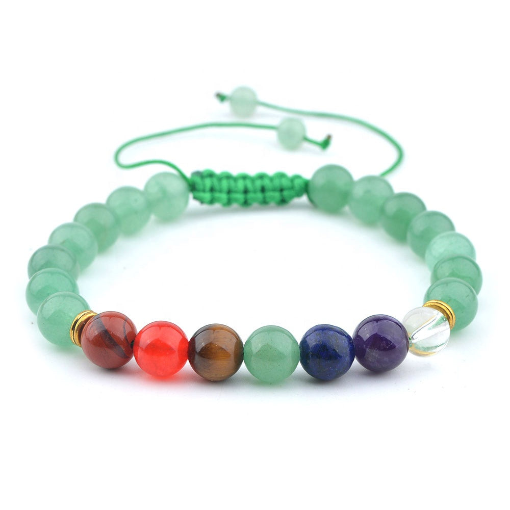 Green Aventurine Chakra Bracelet - 8mm