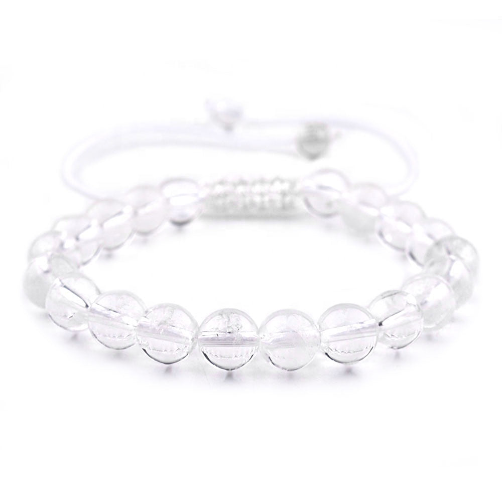 Crystal Quartz Bracelet - 8mm