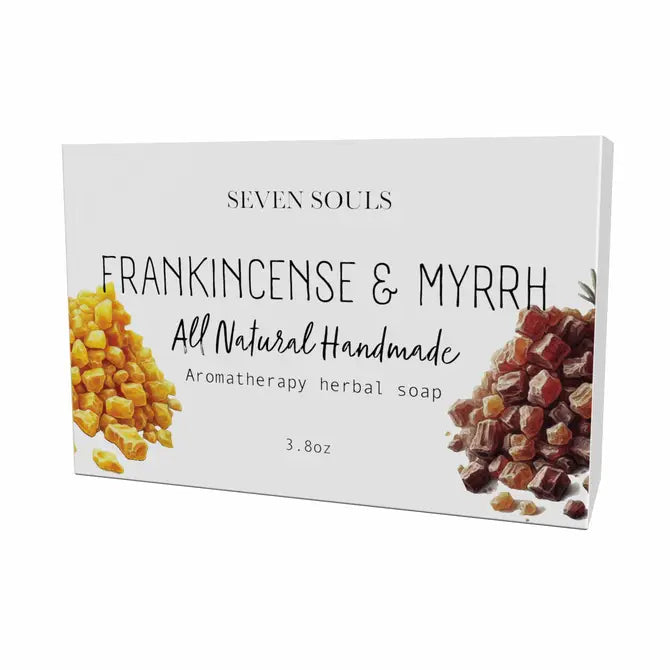 FRANKINCENSE & MYRRH All Natural Handmade Soap 5 oz